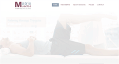 Desktop Screenshot of matrixmuscles.co.uk